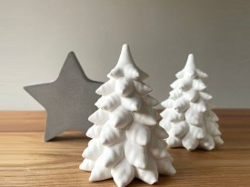 Molde silicona arbolito navidad suculentas